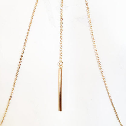 Rod Integrated Chain Sexy Bikini Body Necklaces