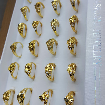 Gift Color Retention Gold Vietnam Placer Rings