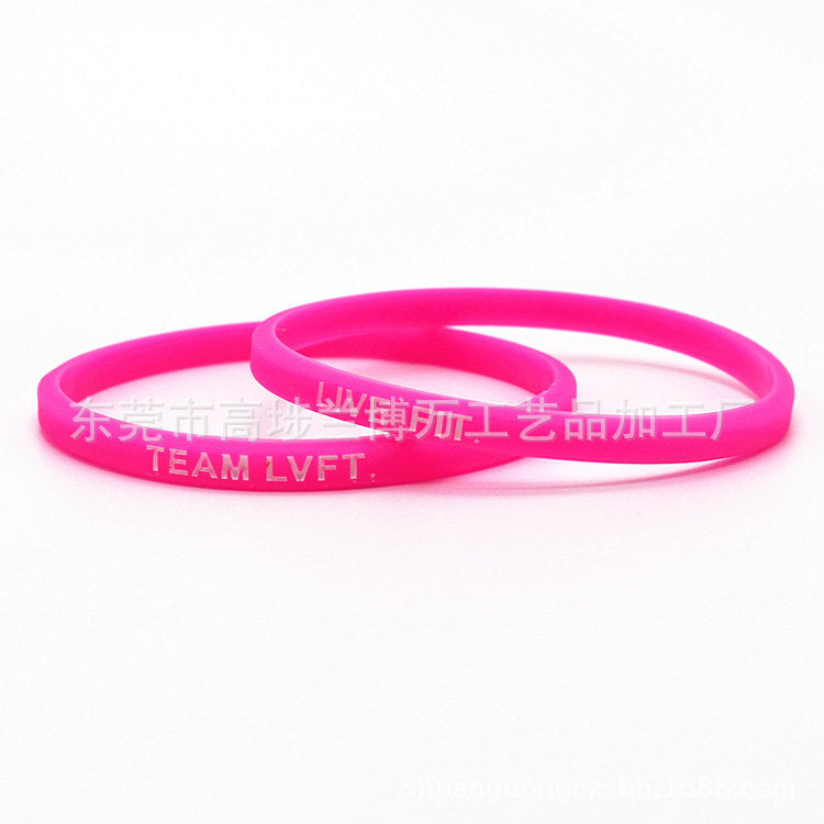 Sports Fashion Fine Silicone Team Energy Religious Bracelets