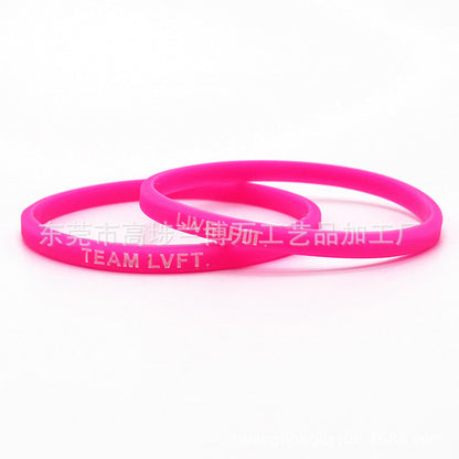 Sports Fashion Fine Silicone Team Energy Religious Bracelets