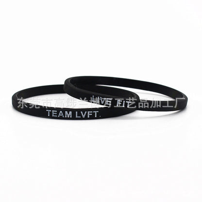 Sports Fashion Fine Silicone Team Energy Religious Bracelets