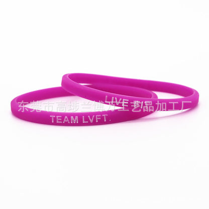 Sports Fashion Fine Silicone Team Energy Religious Bracelets