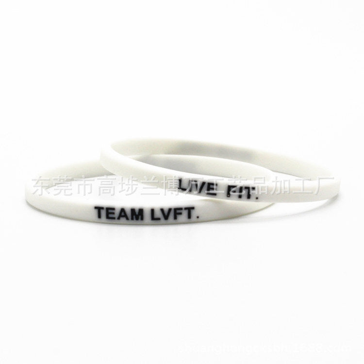 Sports Fashion Fine Silicone Team Energy Religious Bracelets