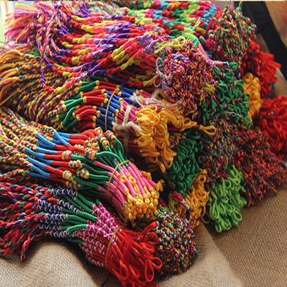 Festival Colorful Rope Ethnic Style Braiding Thread Bracelets