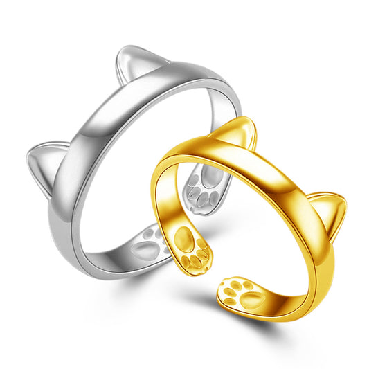 Fresh Sweet Ears Cuff Simple Jewelry Rings
