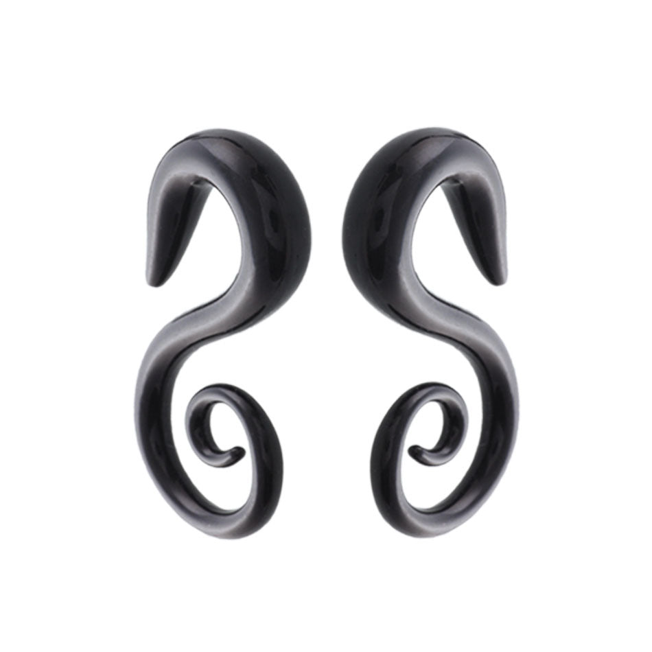 Acrylic Snail Ear Auricle Tip Vertebra Horn Extender Earrings