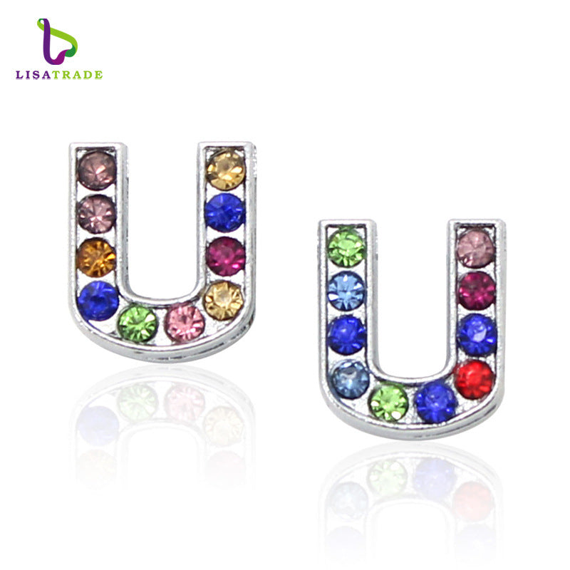 Colorful Full Diamond Letters To Choose Bracelets