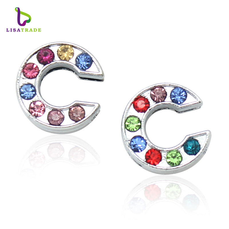 Colorful Full Diamond Letters To Choose Bracelets