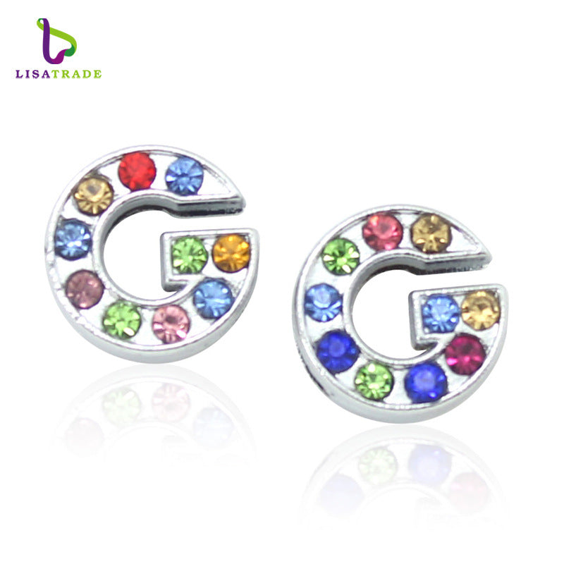 Colorful Full Diamond Letters To Choose Bracelets