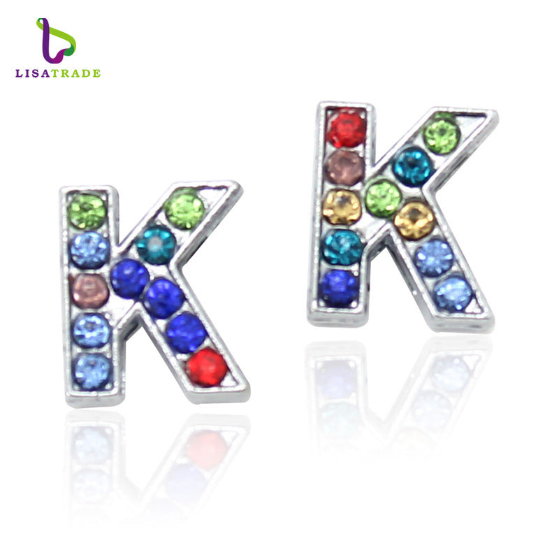 Colorful Full Diamond Letters To Choose Bracelets