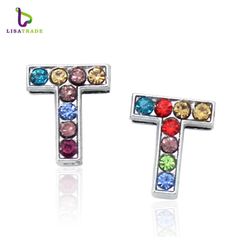 Colorful Full Diamond Letters To Choose Bracelets