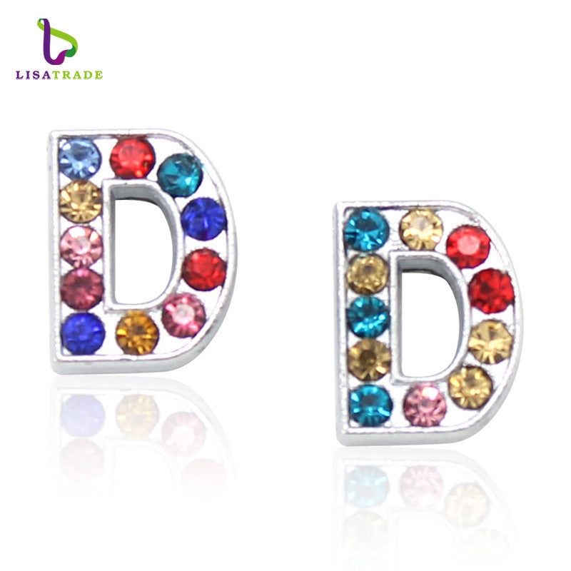 Colorful Full Diamond Letters To Choose Bracelets