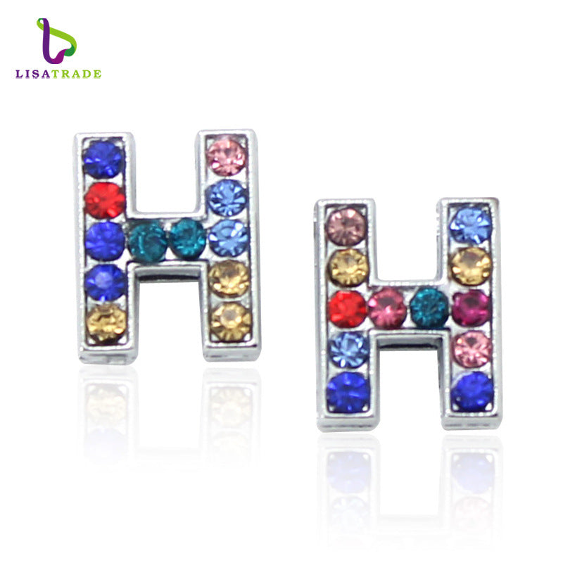 Colorful Full Diamond Letters To Choose Bracelets