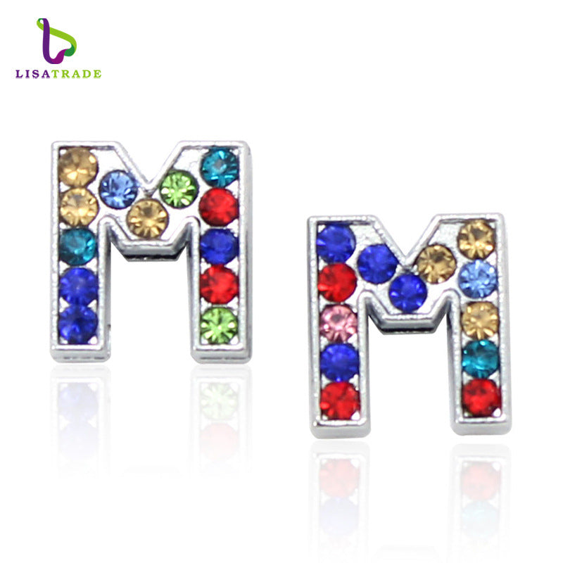 Colorful Full Diamond Letters To Choose Bracelets