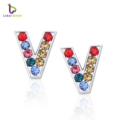 Colorful Full Diamond Letters To Choose Bracelets