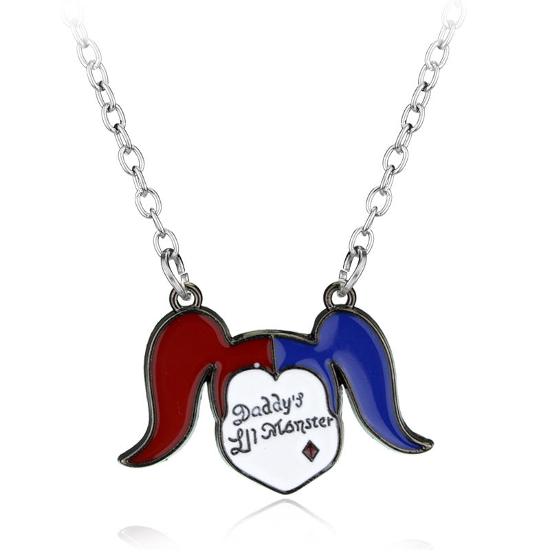 Surrounding Suicide Squad Small Ugly Cartoon Necklaces