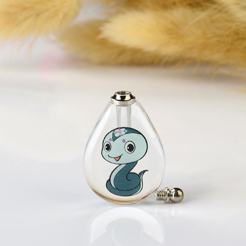 Infant Lanugo Souvenir Crystal Zodiac Fetal Pendants