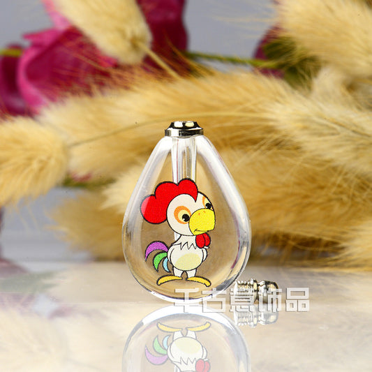 Infant Lanugo Souvenir Crystal Zodiac Fetal Pendants