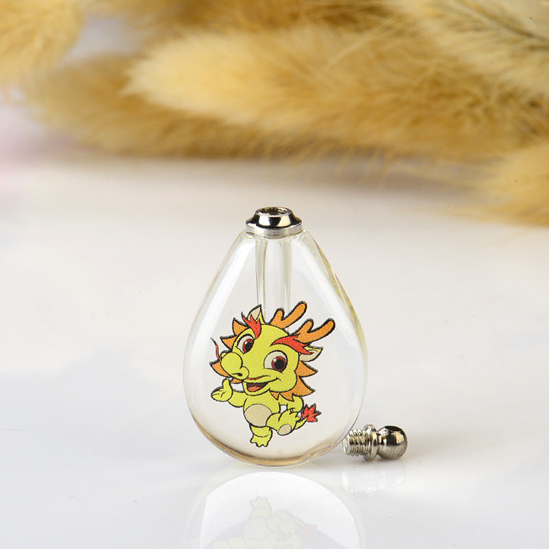 Infant Lanugo Souvenir Crystal Zodiac Fetal Pendants