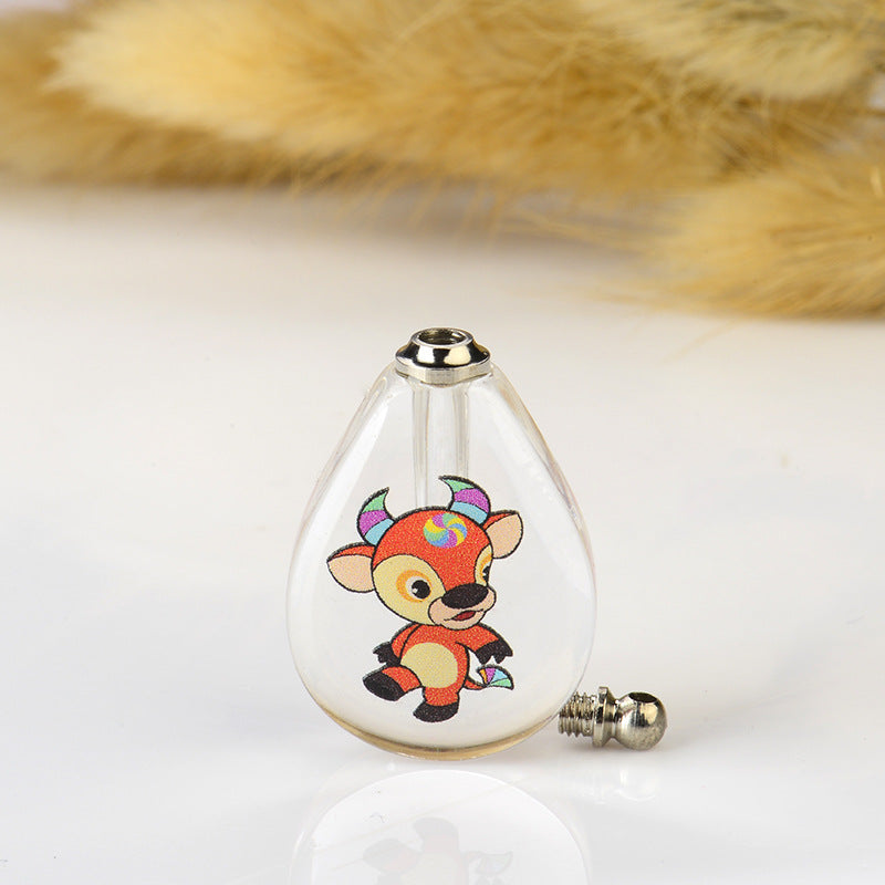 Infant Lanugo Souvenir Crystal Zodiac Fetal Pendants