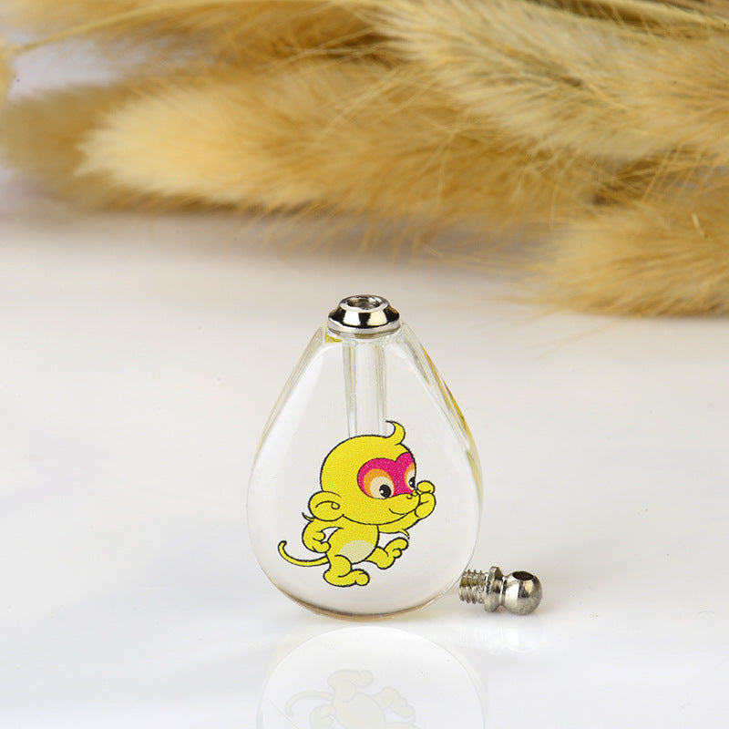 Infant Lanugo Souvenir Crystal Zodiac Fetal Pendants