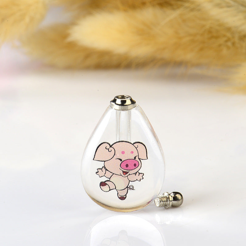 Infant Lanugo Souvenir Crystal Zodiac Fetal Pendants