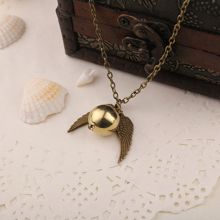 Peripheral Ornament Wings Accessories Zinc Alloy Necklaces