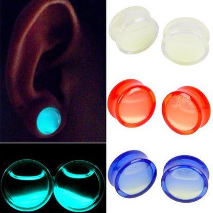 Online Liquid Auricle Luminous Ear Extender Earrings