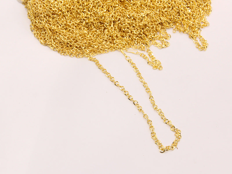 Inverted Plug Small Gift Faux Gold Necklaces