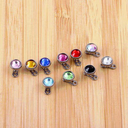 Pure Titanium Buried Bone Nail Implant Earrings