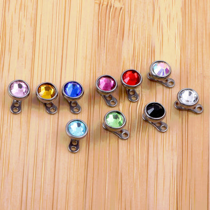 Pure Titanium Buried Bone Nail Implant Earrings