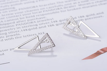 Women's Korean Triangle Geometric Elegant For Ear Earrings