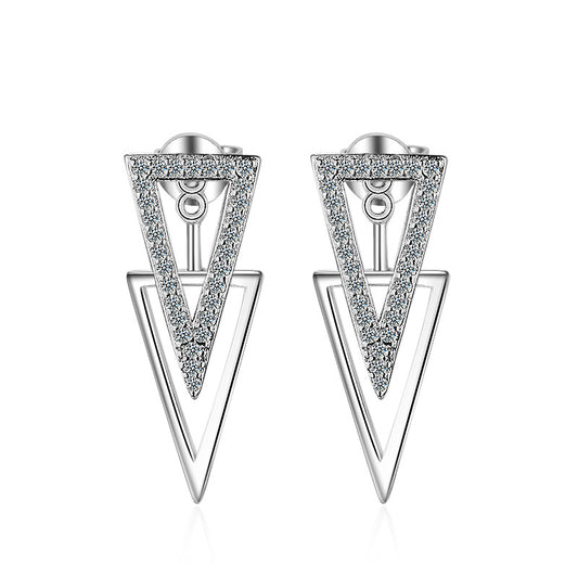 Women's Korean Triangle Geometric Elegant For Ear Earrings