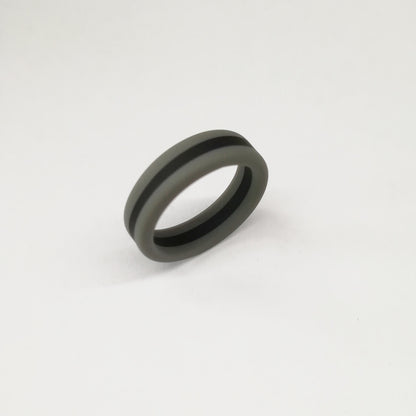 Two-color Sandwich Silica Gel Silicone Outdoor Rings