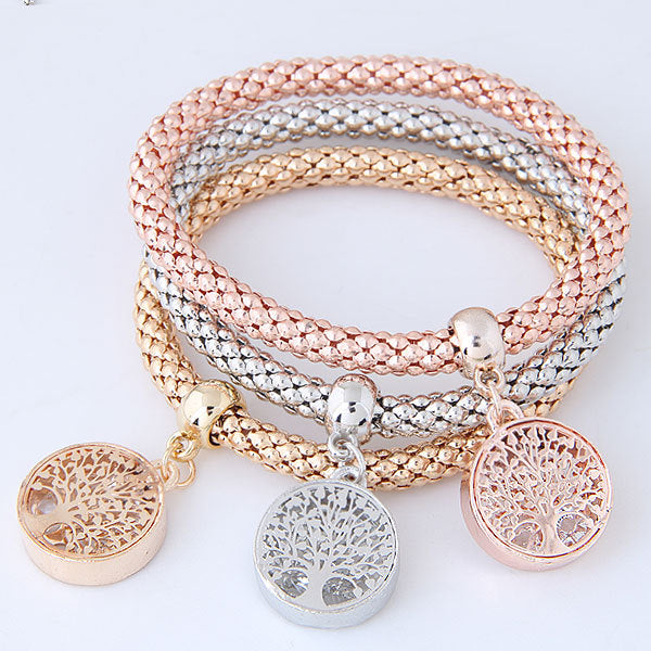 Big Tree Starfish Three-color Corn Chain Bracelets