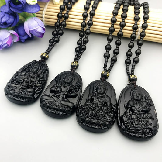 Women's & Men's Zodiac Eight Patron Saints Birth Buddha Pendants