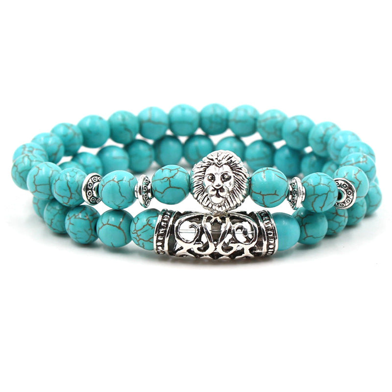 Natural Stone Suit Buddha Beads Energy Bracelets