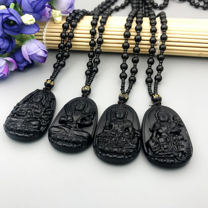 Women's & Men's Zodiac Eight Patron Saints Birth Buddha Pendants