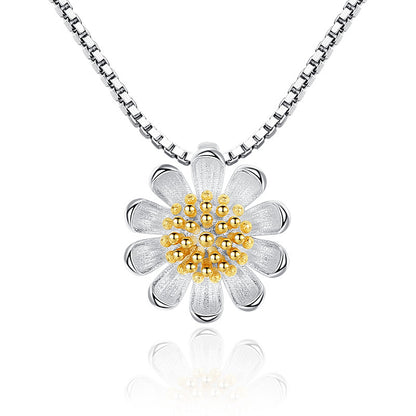 Women's Flower Core Little Daisy Korean Style Fresh Sunflower Pendants