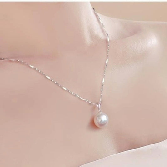 Women's Creative Shell Fashion Simple Pearl Short Clavicle Chain Pendants