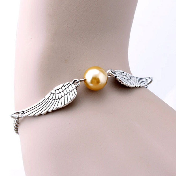 Women's & Men's Potter Wings Golden Snitch Creativity Jewelry Bracelets