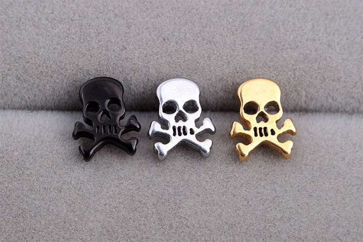 Men's Personalized Minority Skull Titanium Steel Fashion Earrings