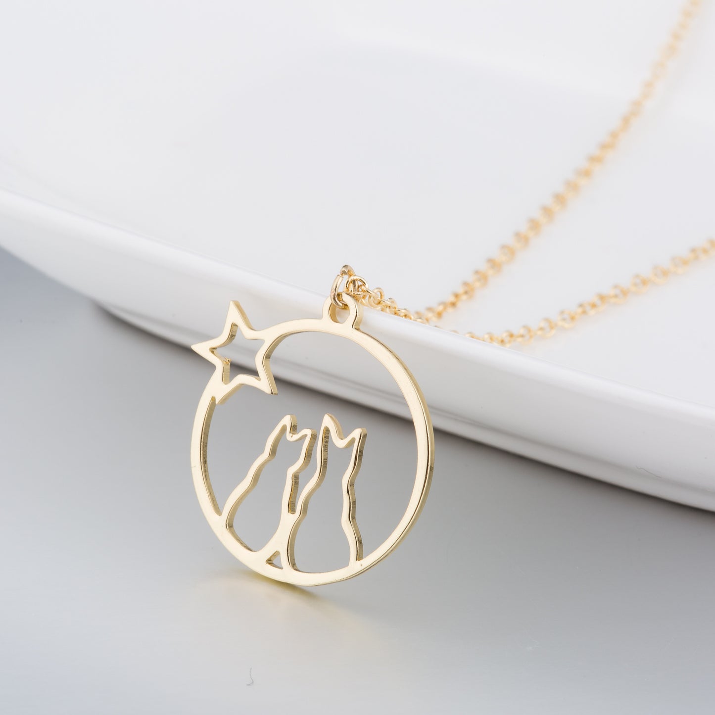 Steel Small Animal Clavicle Chain Female Necklaces