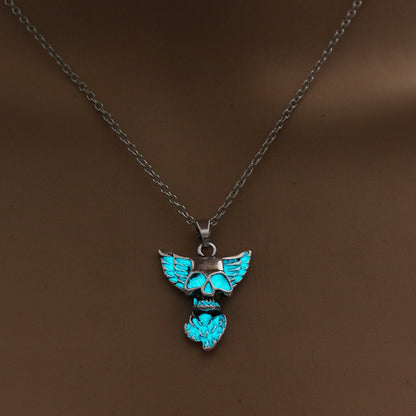 Noctilucent Fashion Flying Dragon Halloween Creative Necklaces