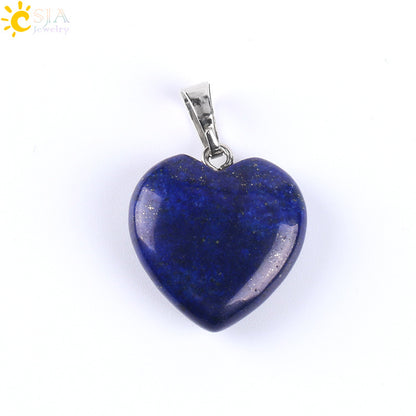 Women's Heart Stone Ornament Accessories Holiday Gift Pendants