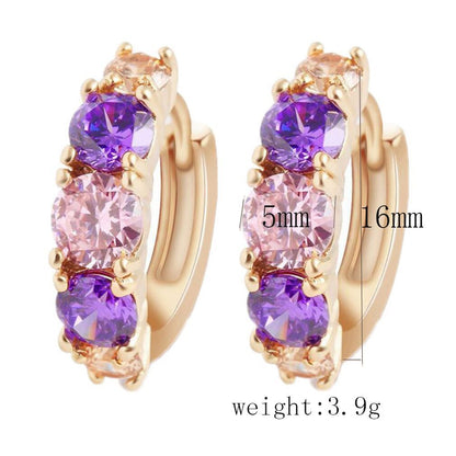 Classy Comfortable Beautiful Zircon Fashion Colorful Rings