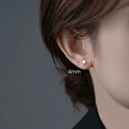 Women's Square Ear Trendy High-grade Elegant Simple Earrings