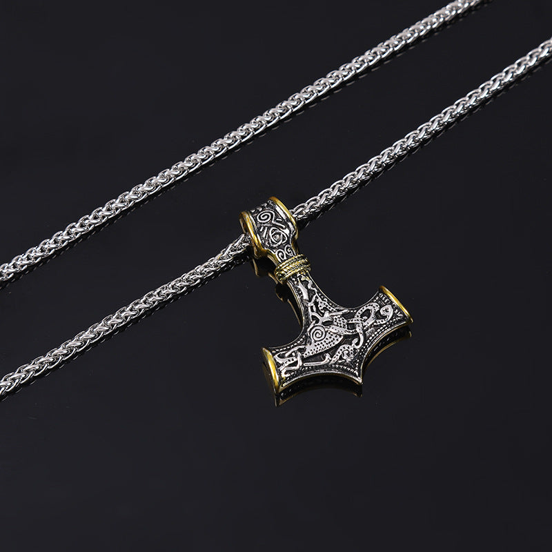 Men's Nordic Viking Rune Hammer Norwegian Style Necklaces