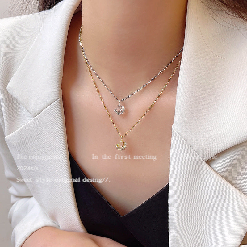 Women's Fresh Titanium Steel For Light Luxury Minority Necklaces