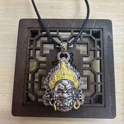 Women's & Men's Plated Thai Sier Yellow God Of Wealth Necklaces